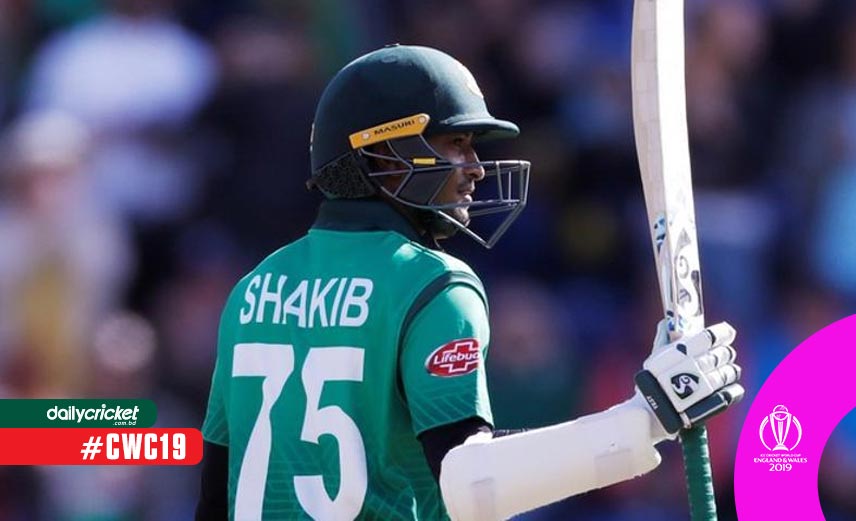 Shakib Features in ICC's CWC19 Team of 